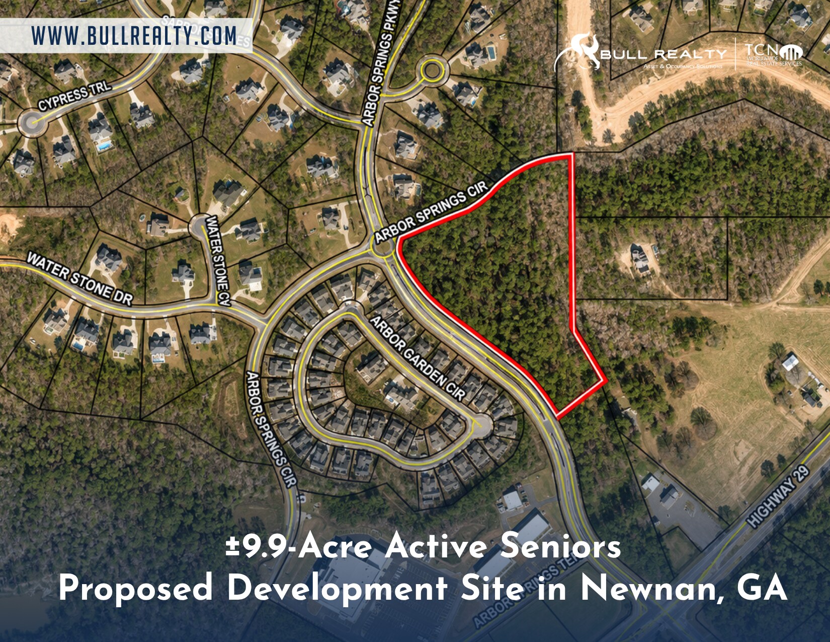 0 Arbor Springs Pky, Newnan, GA à vendre Aérien- Image 1 de 6