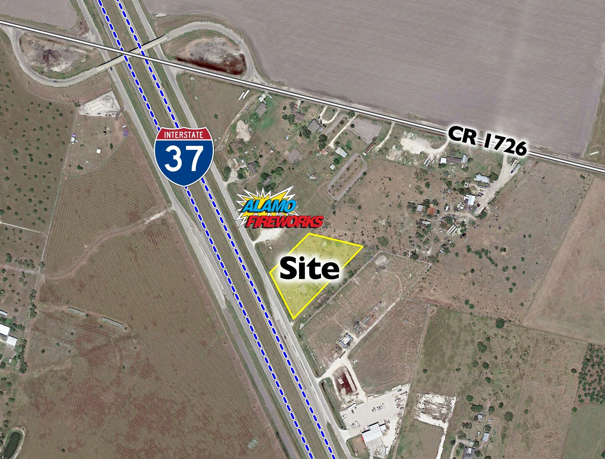 4100 Interstate 37, Odem, TX à vendre Aérien- Image 1 de 4