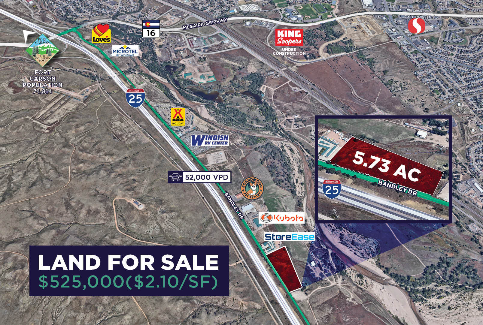 9539-9559 Bandley Dr, Fountain, CO for sale Building Photo- Image 1 of 4