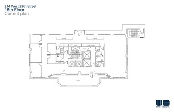 214 W 29th St, New York, NY à louer Plan d  tage- Image 1 de 6