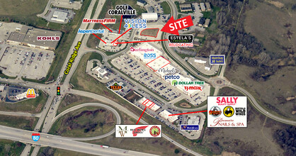 2515 Corridor Way, Coralville, IA - aerial  map view