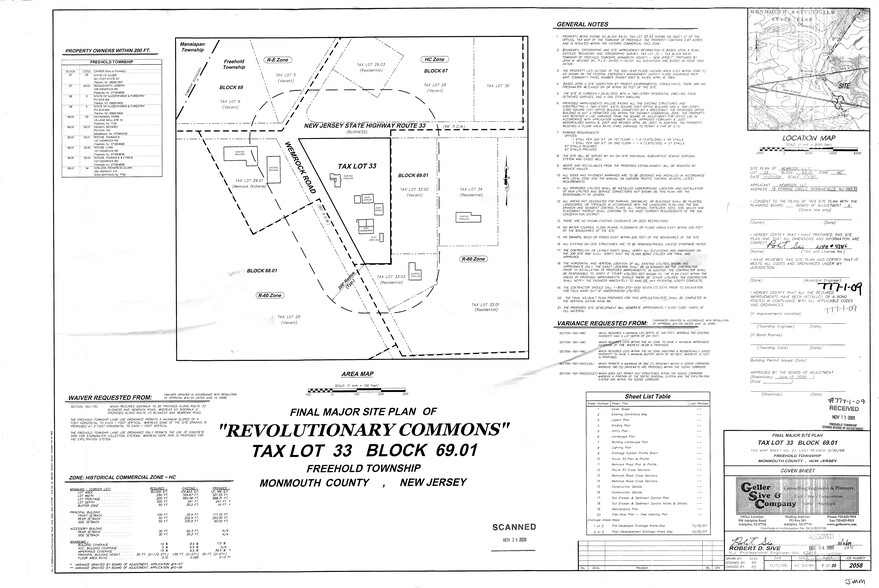 119 Wemrock Rd, Freehold, NJ à vendre - Plan de site - Image 2 de 2