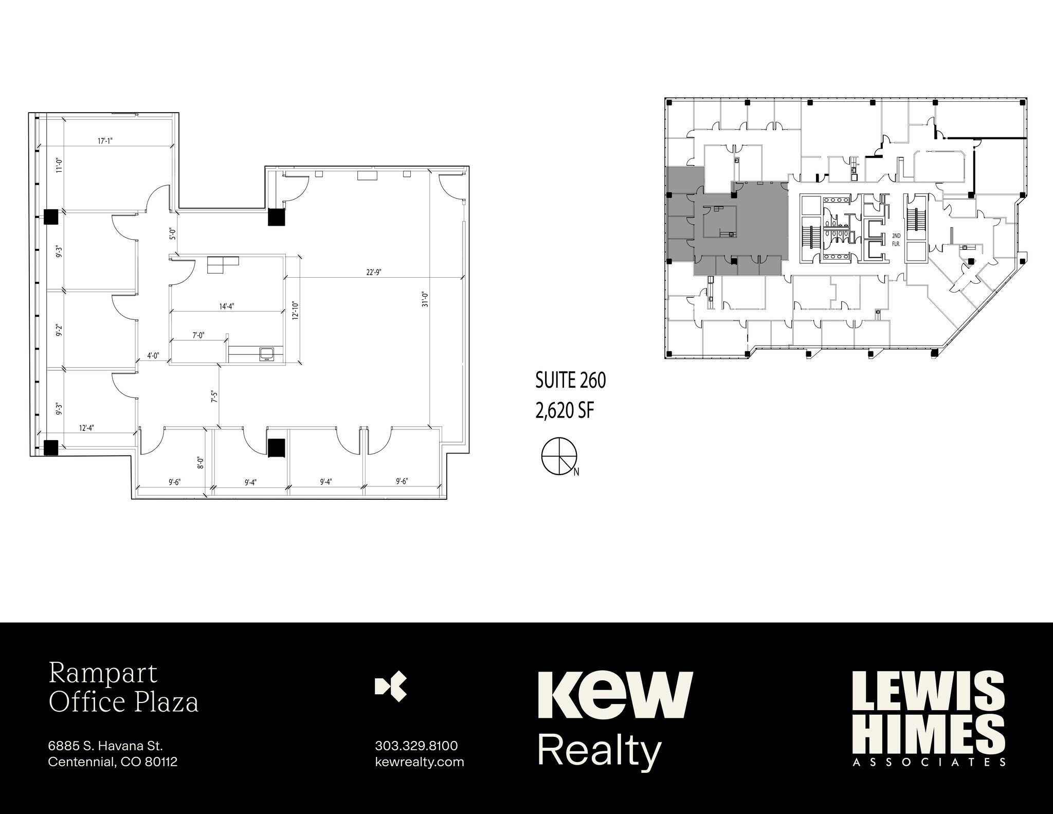 6855 S Havana St, Centennial, CO à louer Plan de site- Image 1 de 1