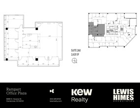 6855 S Havana St, Centennial, CO à louer Plan de site- Image 1 de 1