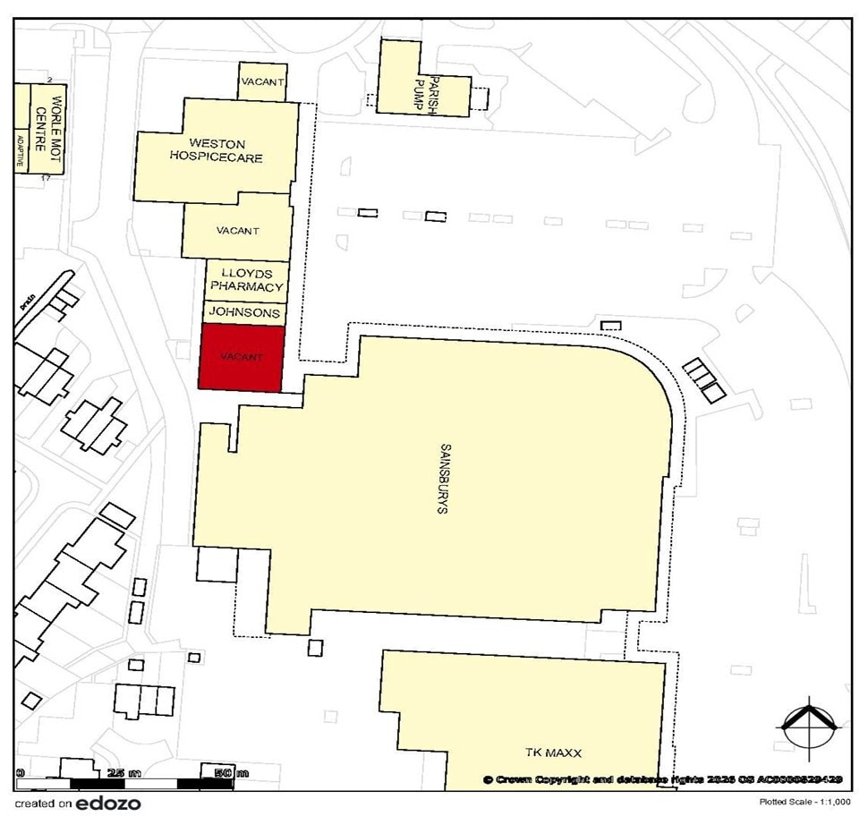 Queens Way, Weston Super Mare for lease Site Plan- Image 1 of 8