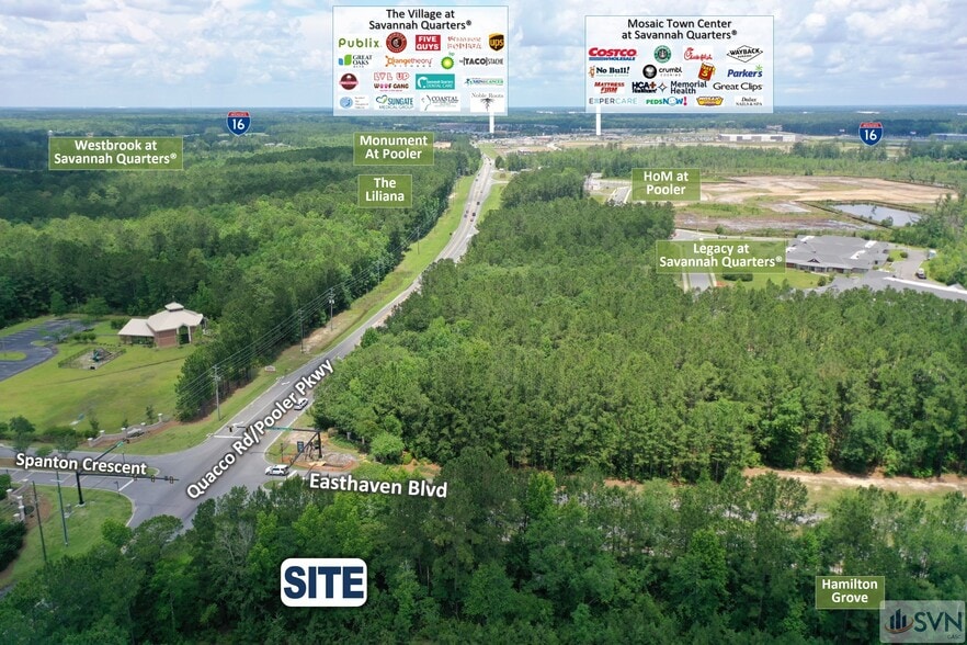 Easthaven Blvd, Pooler, GA à vendre - Aérien - Image 3 de 12