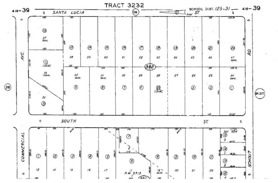 20601 Santa Lucia St, Tehachapi, CA à vendre - Plan cadastral - Image 2 de 2