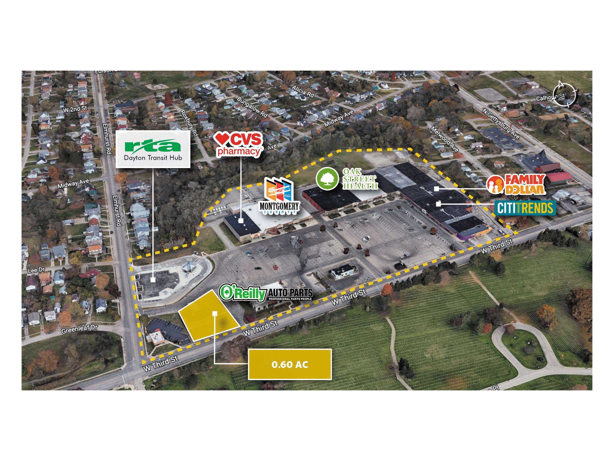 4389 W 3rd St, Dayton, OH à louer Photo du bâtiment- Image 1 de 4