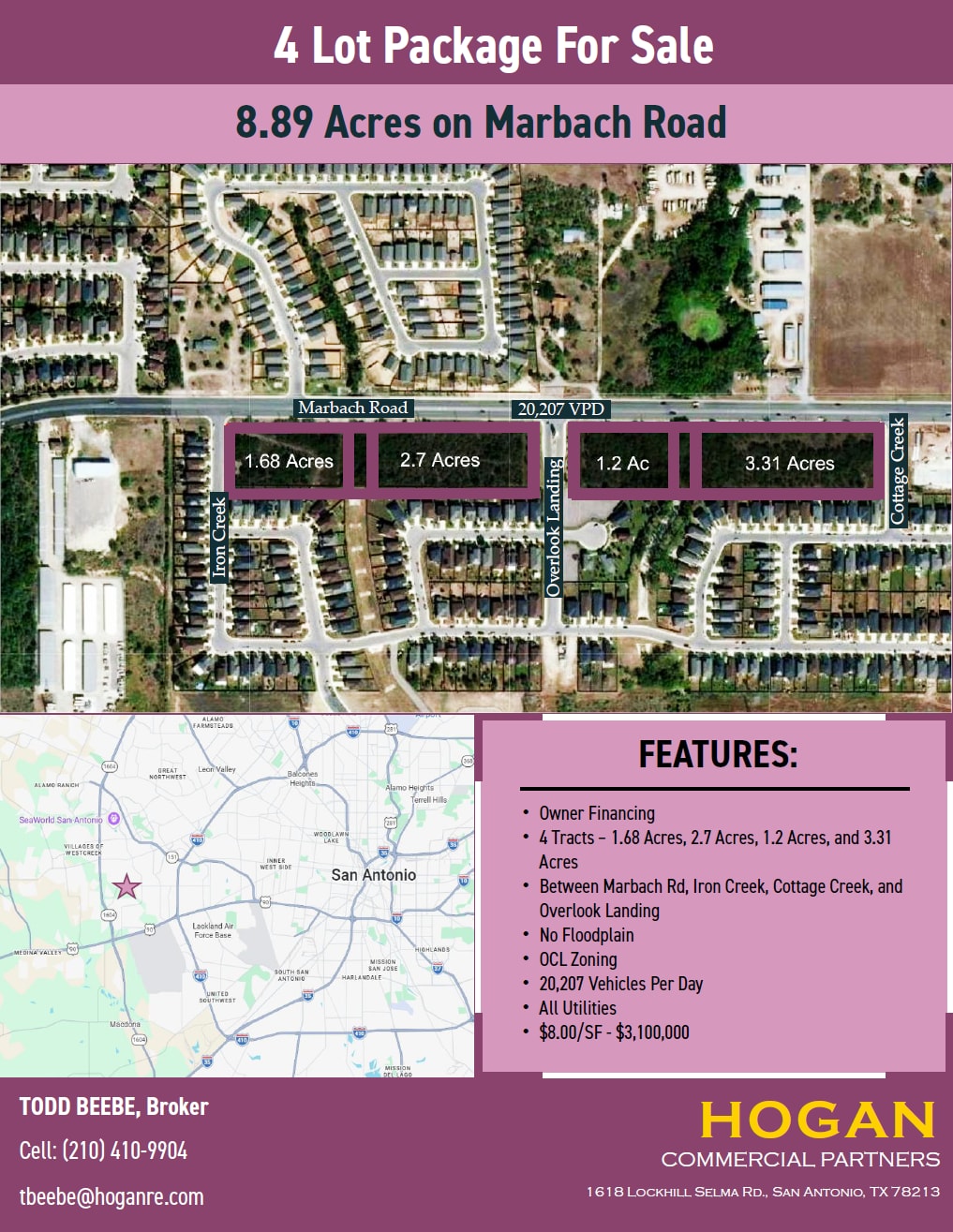 Marbach Rd & Overlook Landing Rd, San Antonio, TX for sale Building Photo- Image 1 of 5