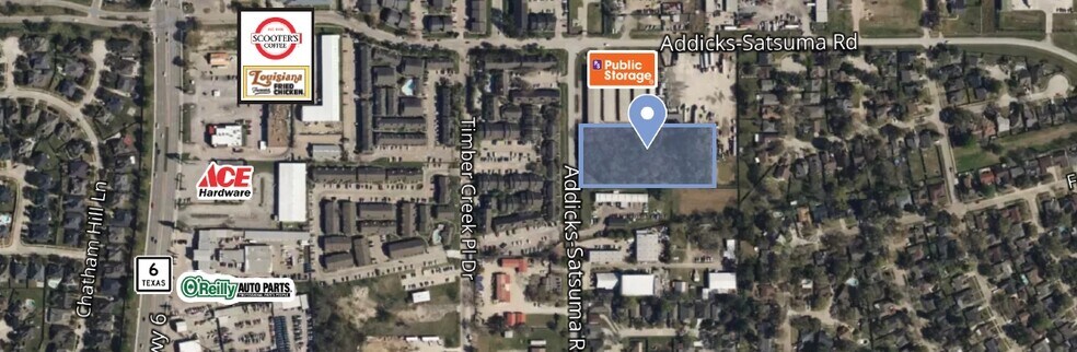 00 Addicks Satsuma Rd, Houston, TX à vendre - Aérien - Image 2 de 3