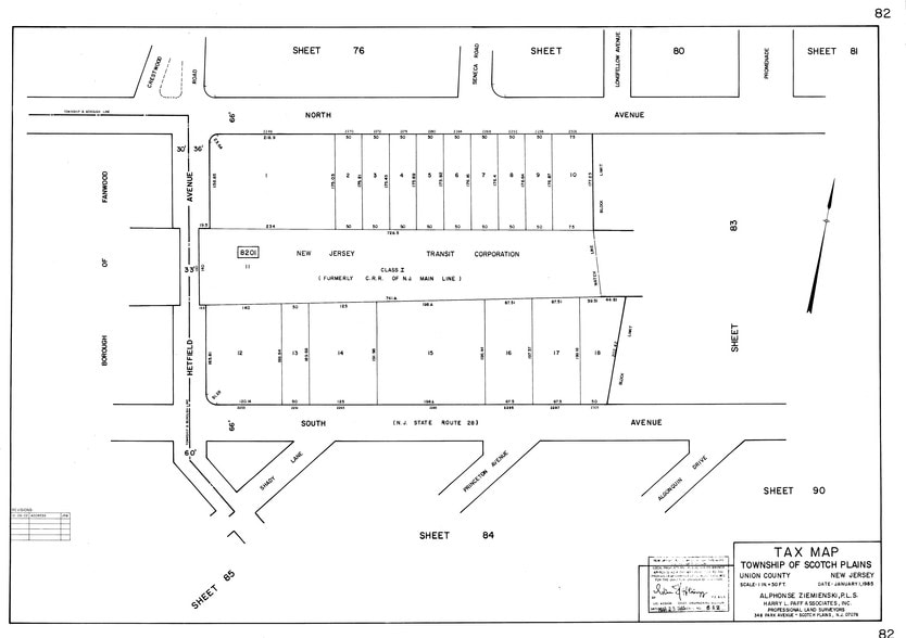 2253 South Ave, Scotch Plains, NJ for lease - Plat Map - Image 2 of 49