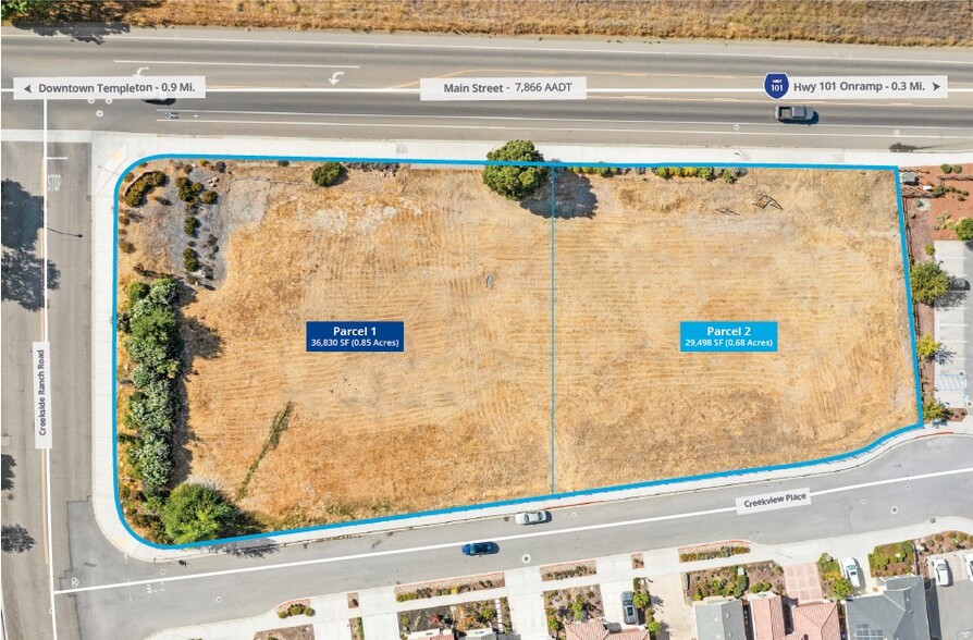 221 N Main St, Templeton, CA à vendre - Plan de site - Image 2 de 4