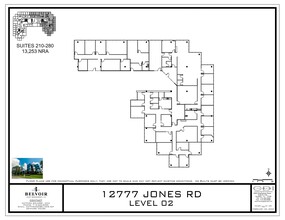 12777 Jones Rd, Houston, TX à louer Plan de site- Image 2 de 2