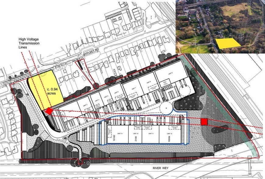 98 Byfleet Rd, Addlestone for sale - Site Plan - Image 2 of 2
