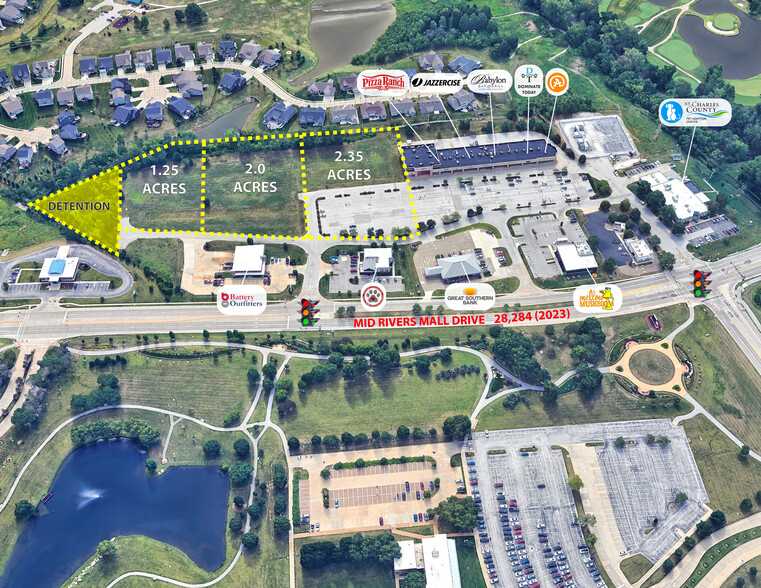 4278 Mid Rivers Mall Dr, Saint Peters, MO for lease - Aerial - Image 1 of 2