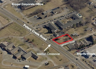 3509 Peters Creek Rd, Roanoke, VA - Aerial map view - Image1