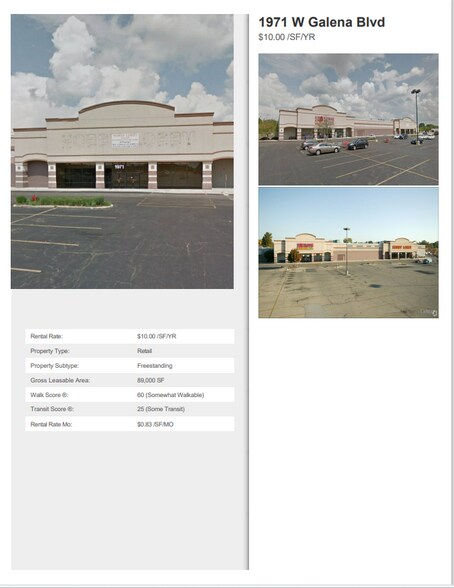 1971 W Galena Blvd, Aurora, IL à vendre - Photo du bâtiment - Image 2 de 5