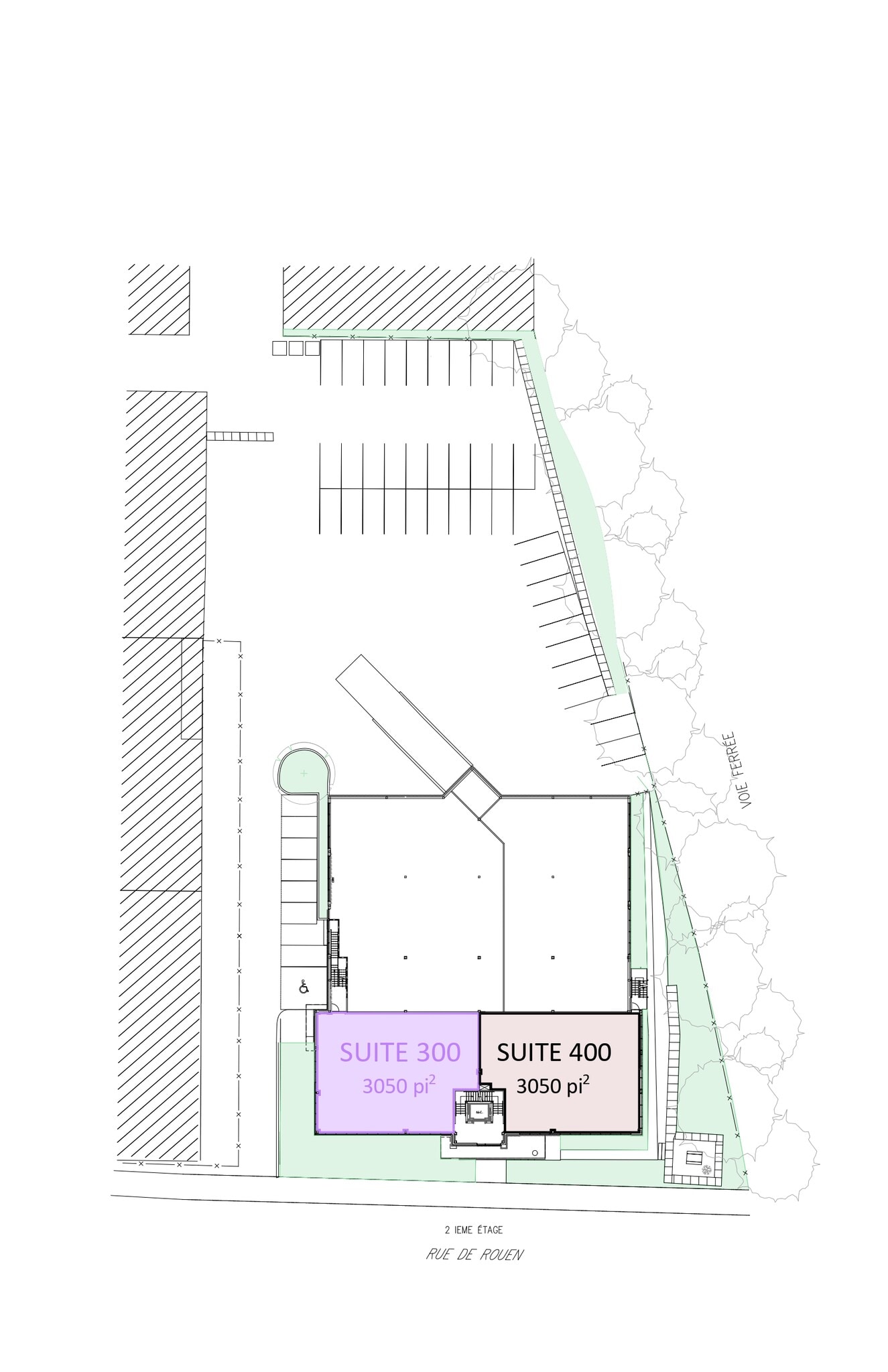 3040-3050 Rue De Rouen, Montréal, QC for lease Floor Plan- Image 1 of 4
