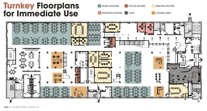 190 Liberty St, Toronto, ON à louer Plan d’étage- Image 1 de 1