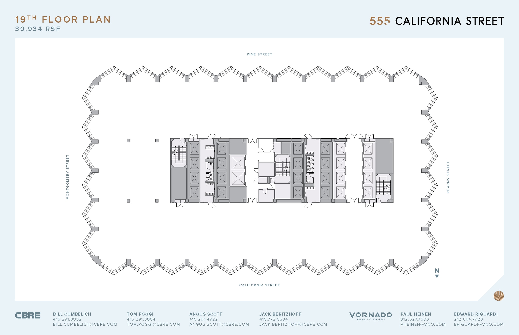 555 California St, San Francisco, CA à louer Plan d’étage- Image 1 de 1