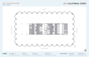 555 California St, San Francisco, CA for lease Floor Plan- Image 2 of 2
