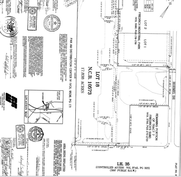 3331-3347 N Panam Expy, San Antonio, TX à louer - Plan cadastral - Image 3 de 6