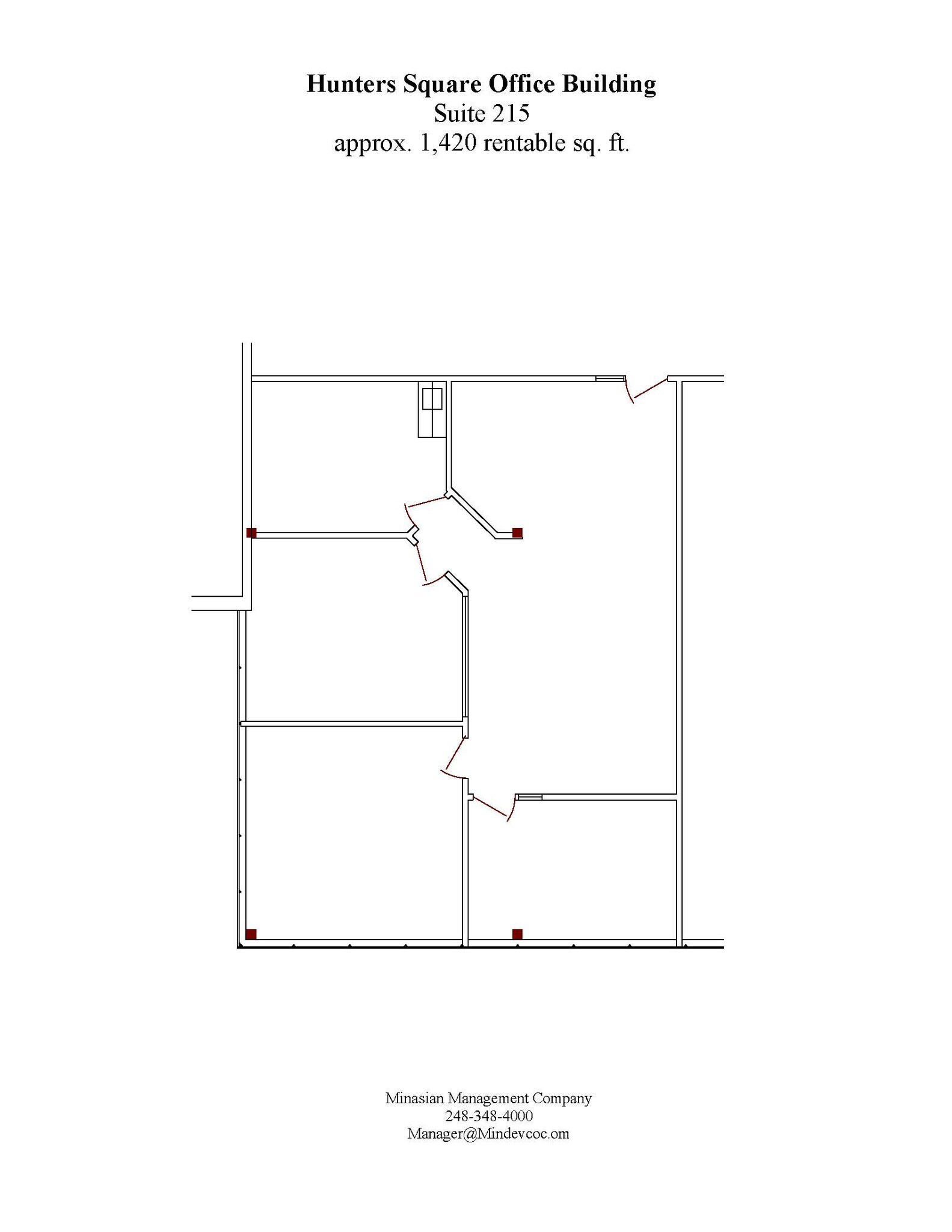31555 W 14 Mile Rd, Farmington Hills, MI à vendre Plan d’étage- Image 1 de 1