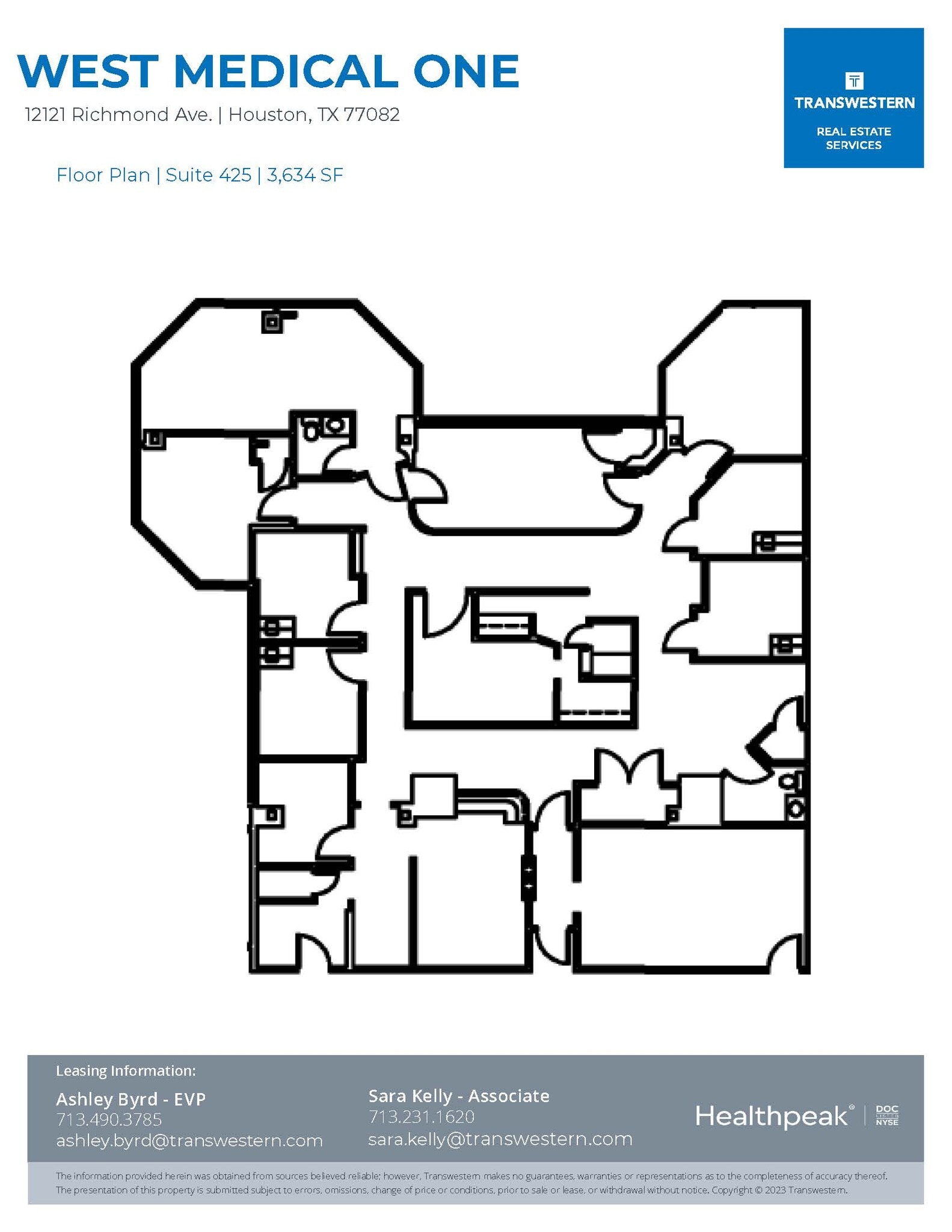 12121 Richmond Ave, Houston, TX à louer Plan d’étage- Image 1 de 1