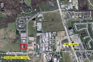 10730 Bennett Pky, Zionsville, IN - AERIAL  map view