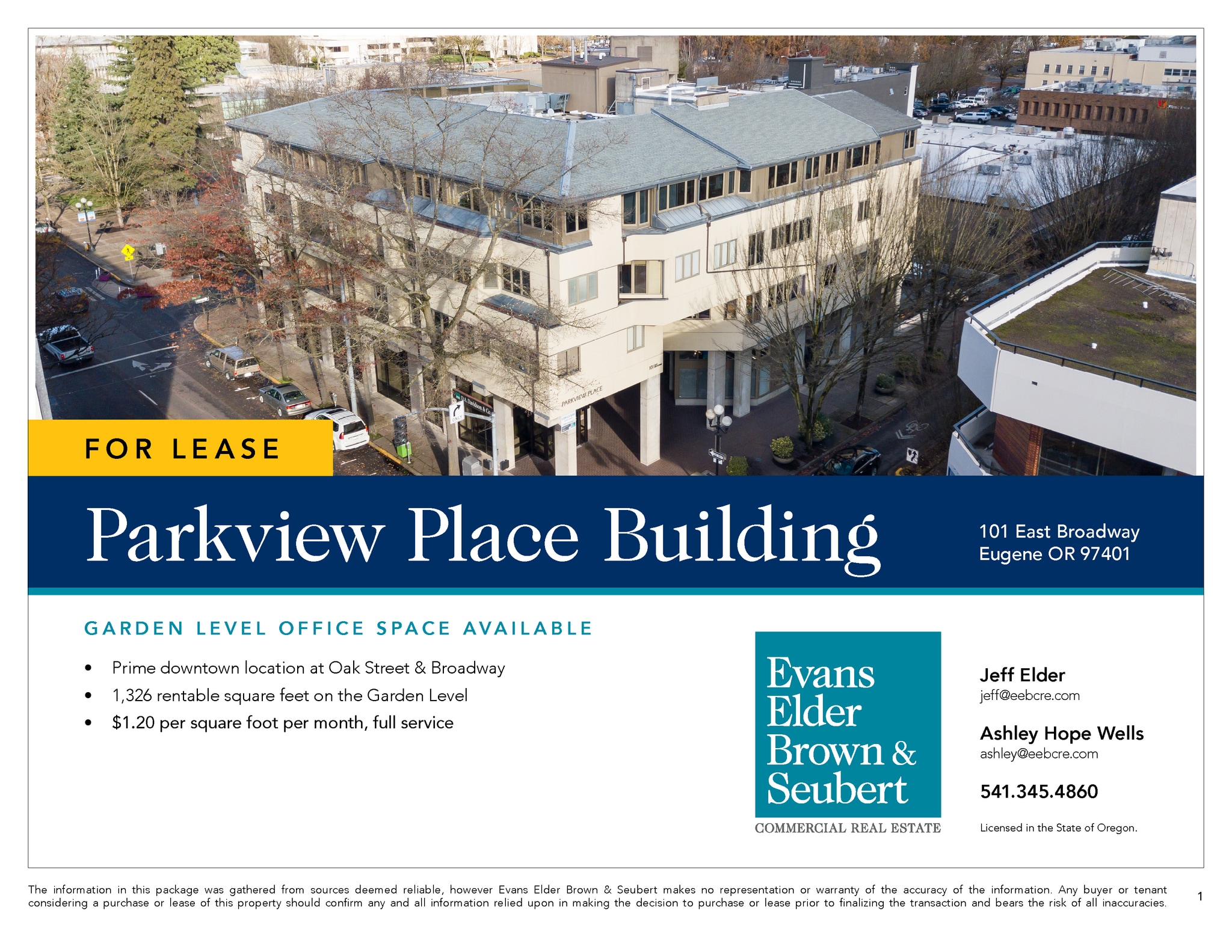 101 E Broadway Ave, Eugene, OR à louer Photo intérieure- Image 1 de 3