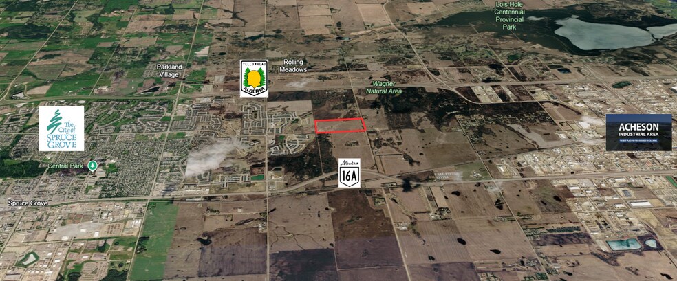 11016 Atim Rd, Acheson, AB à vendre - Aérien - Image 2 de 5