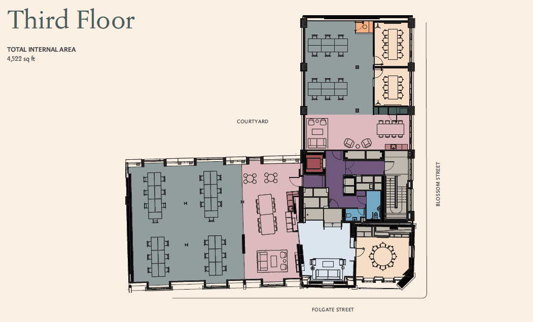 16 Blossom St, London à louer Plan d  tage- Image 1 de 1