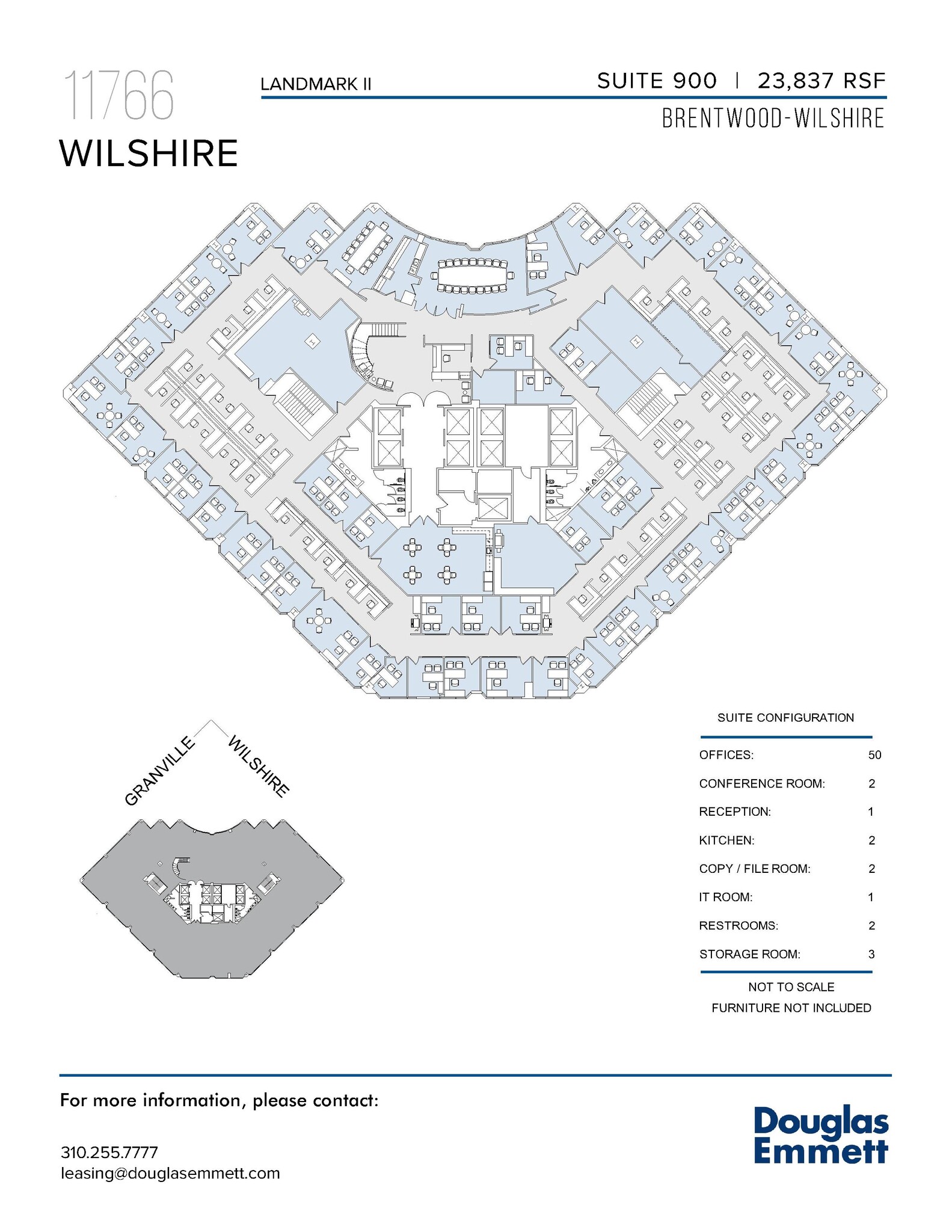 11766 Wilshire Blvd, Los Angeles, CA à louer Plan d’étage- Image 1 de 1