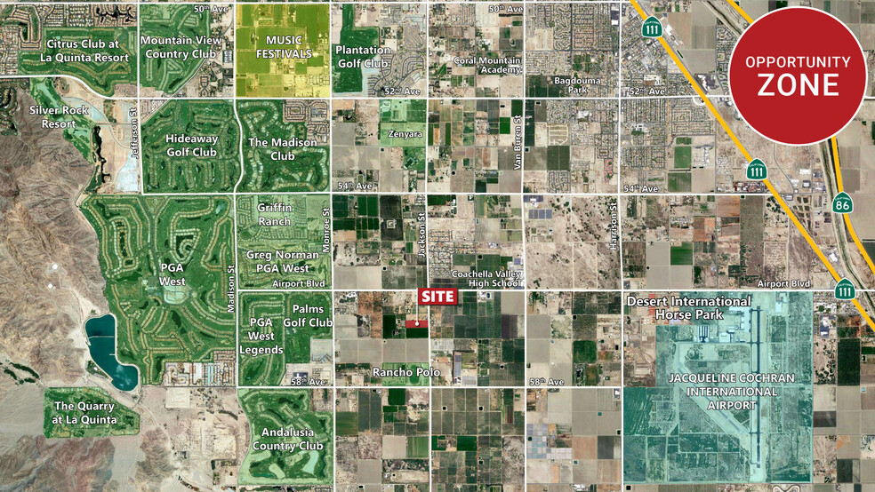 Jackson St, Thermal, CA for sale - Aerial - Image 2 of 4