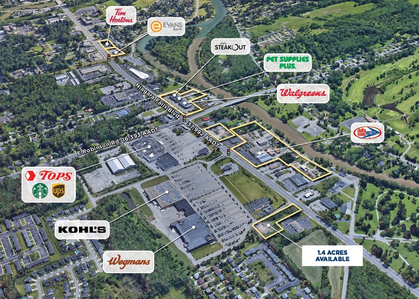 3185 Niagara Falls Blvd, Buffalo, NY for lease - Aerial - Image 2 of 2