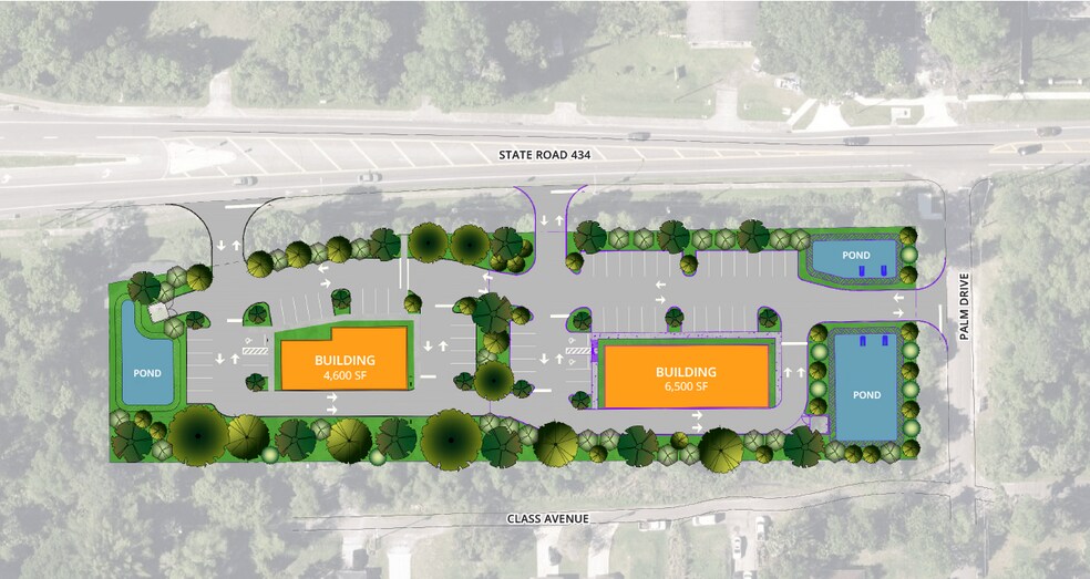 1021 W SR 434, Oviedo, FL à louer - Plan de site - Image 3 de 3