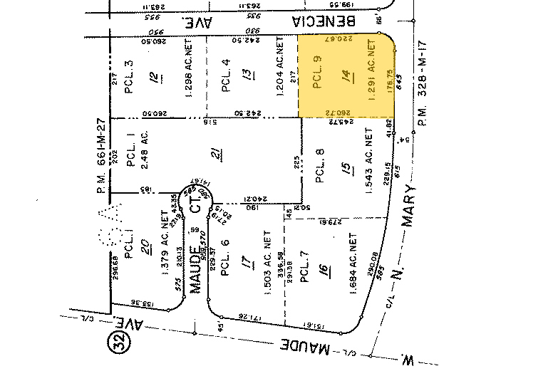 645 N Mary Ave, Sunnyvale, CA for lease - Plat Map - Image 2 of 4