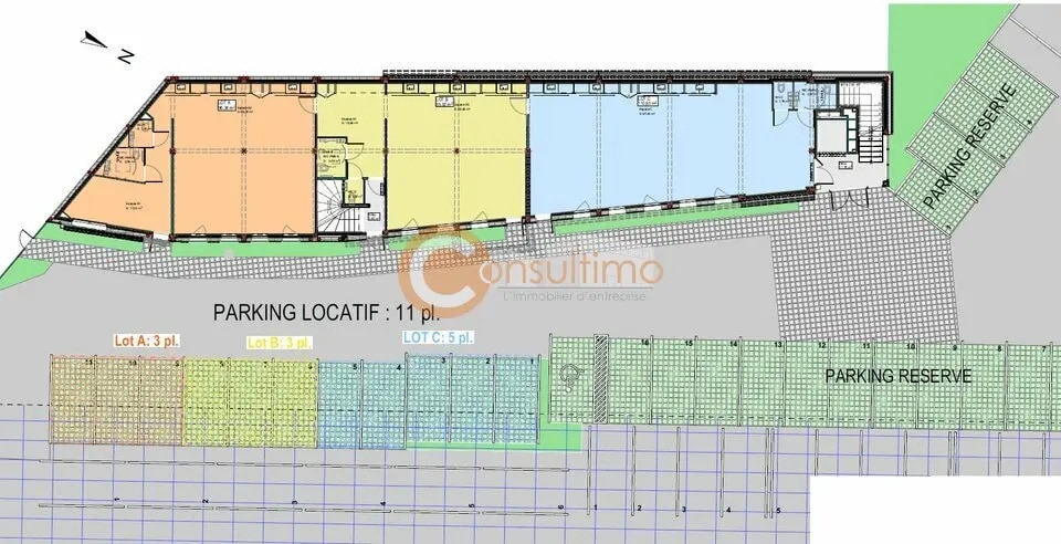 Bureau dans Cenon à louer - Plan d’étage - Image 3 de 6