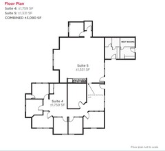 1 1st St, Los Altos, CA à louer Plan d  tage- Image 1 de 1