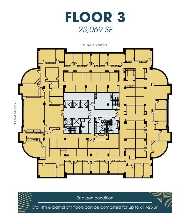 4350 N Fairfax Dr, Arlington, VA for lease Floor Plan- Image 1 of 1