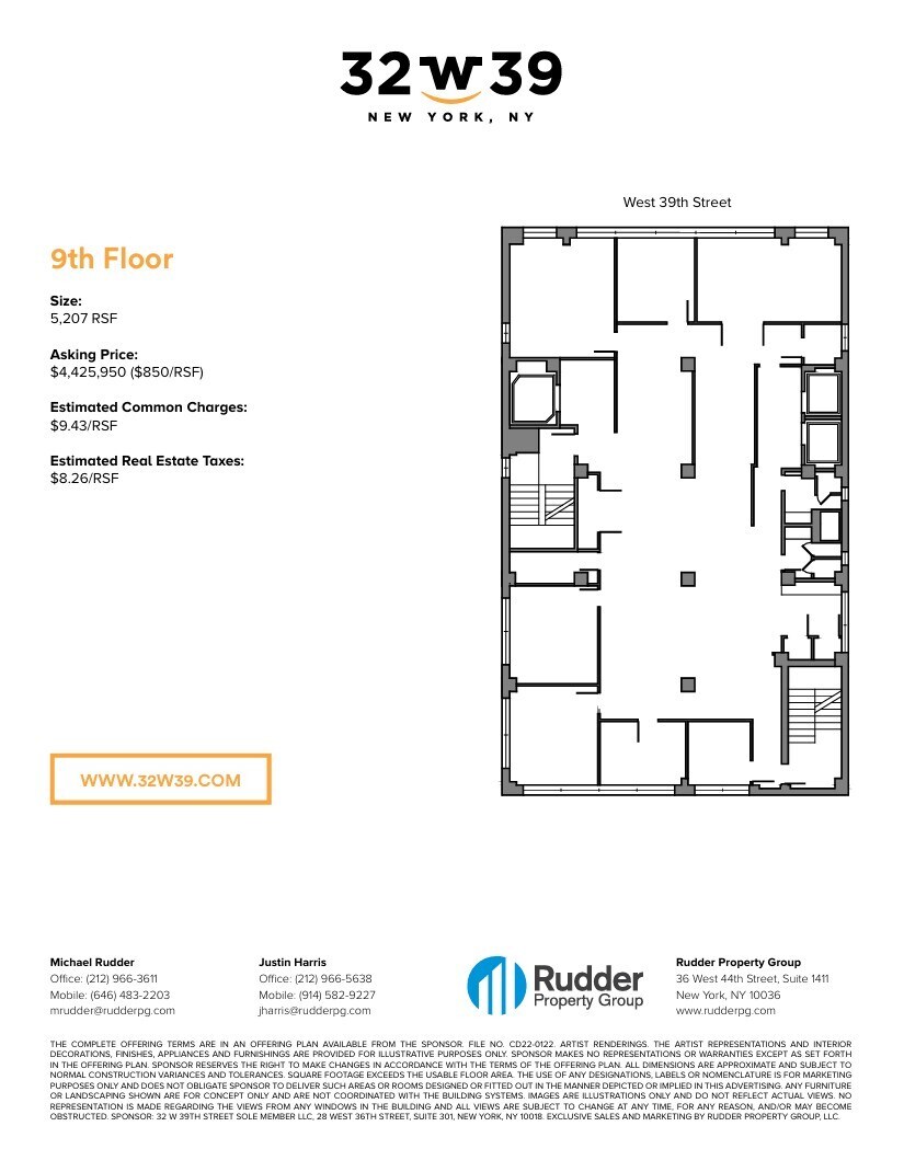 32 W 39th St, New York, NY for lease Floor Plan- Image 1 of 1