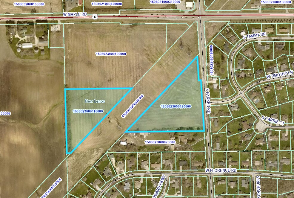 13460 Florence Rd, Mokena, IL for sale Aerial- Image 1 of 2