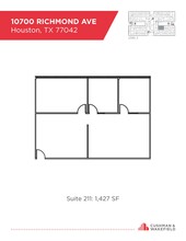 10700 Richmond Ave, Houston, TX à louer Plan d’étage- Image 1 de 1