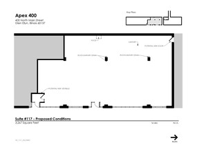 400 N Main St, Glen Ellyn, IL for lease Floor Plan- Image 1 of 1