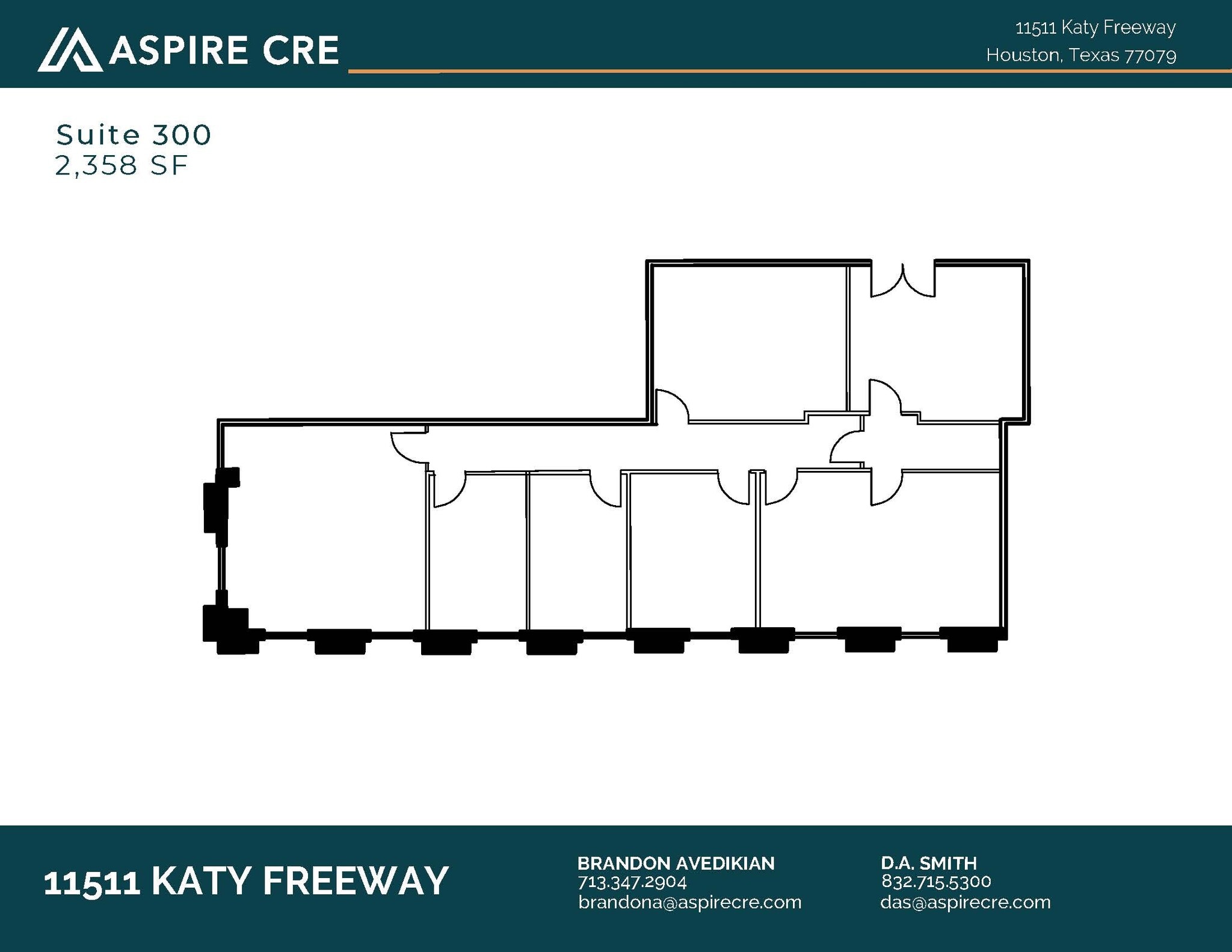 11511 Katy Fwy, Houston, TX for lease Floor Plan- Image 1 of 1