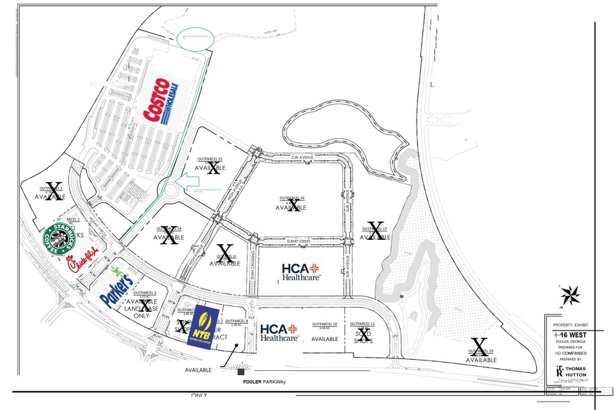 Pooler Pkwy, Pooler, GA à vendre - Plan de site - Image 1 de 1