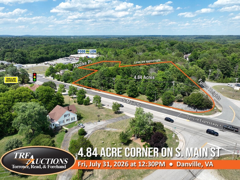 S Main st, Danville, VA for sale - Aerial - Image 1 of 15
