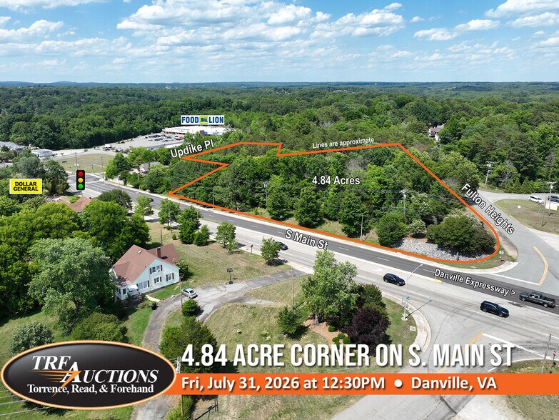 S Main st, Danville, VA à vendre - Aérien - Image 1 de 15