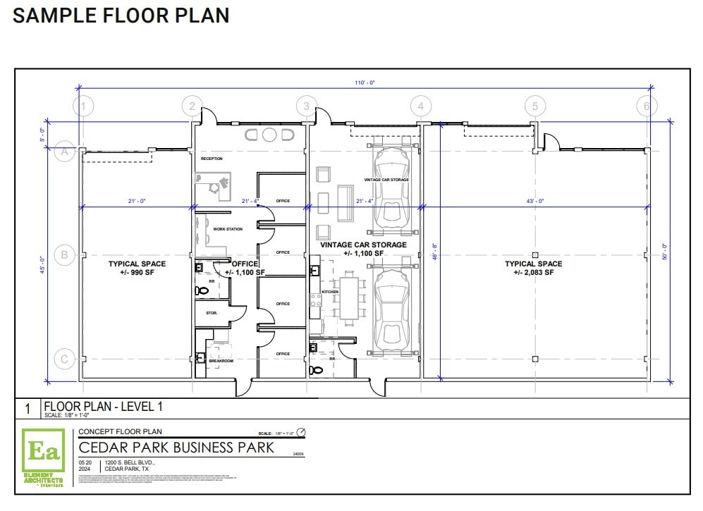 1200 S Bell Blvd, Cedar Park, TX 78613 - Unit A3 -  - Floor Plan - Image 1 of 1