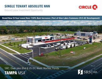 Plus de détails pour SWC Glen Lakes & US-19 blvd, Weeki Wachee, FL - Commerce de détail à vendre